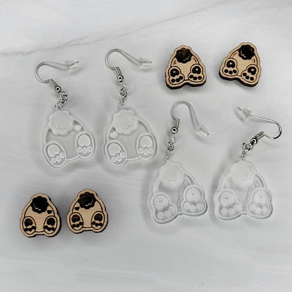 Bunny Butt Earrings