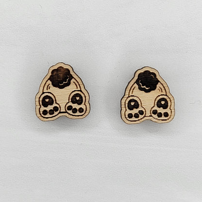 Bunny Butt Earrings