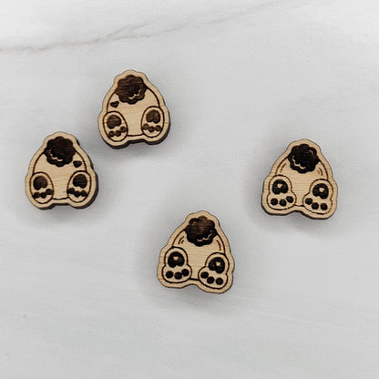 Bunny Butt Earrings