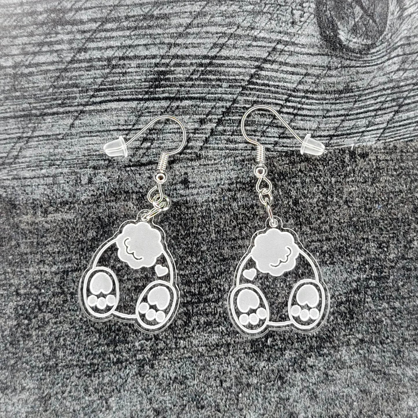 Bunny Butt Earrings