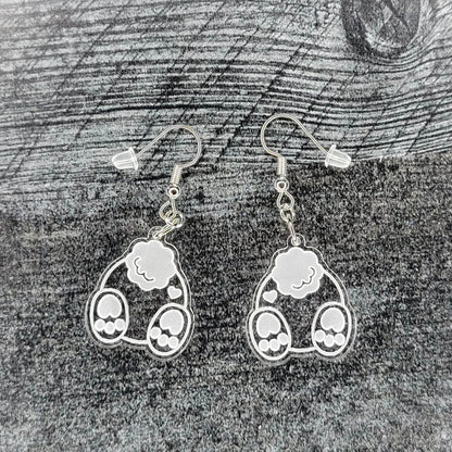 Bunny Butt Earrings