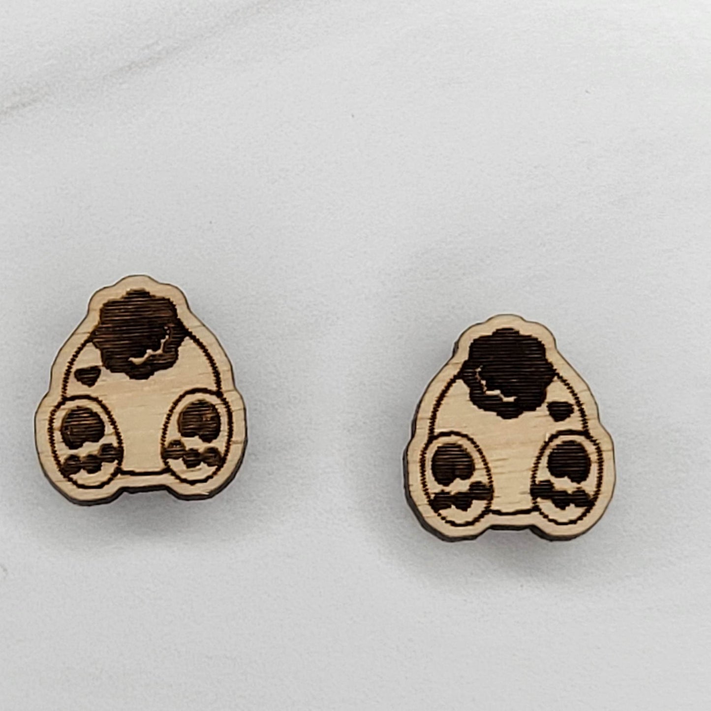 Bunny Butt Earrings