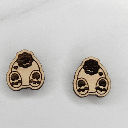 Bunny Butt Earrings